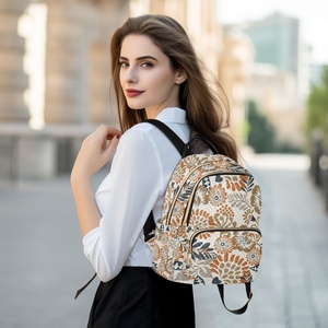 Customs logo Quilted Women's and Men's <b>Backpacks</b> College Wind Travel Student Mom Bag <b>Backpack</b> - Product Image 6