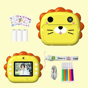 Children Instant Print Camera For Baby 1080p HD Mini Selfie Camera With Thermal Photo Paper Toys Kids Birthday Gifts toys