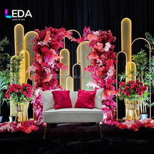 Panel Floral Decorativo de Buganvillas Artificiales de Seda Personalizado, Decoración para Bodas, Banquetes, Día de San Valentín, Gran Venta - Product Image 5