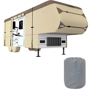 Usine en gros de haute qualité 5ème roue rv couverture respirant Durable étanche résistant aux déchirures Anti-UV <span class=keywords><strong>caravane</strong></span> rv couverture - Product Image 1