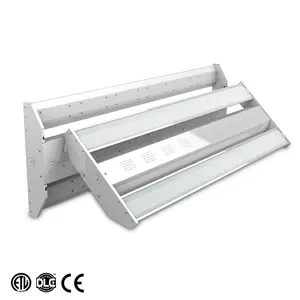 Dimmable 최고 밝은 산업 Led 선형 높은 만 전등 설비 차고 공장 창고 작업장 2Ft 4Ft 80W 135Lm/W 0-10V