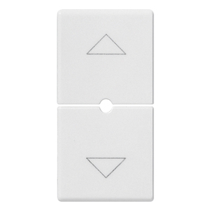 Two Half Keys 1M White Arrow Symbols Wall <b>Switches</b> 4.44 In Length 2.23 In Width 0.67 In Height - Product Image 1