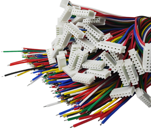 Professionele op maat gemaakte kabelassemblage 2,54 mm 2/<span class=keywords><strong>3</strong></span>/4/5/6-pins connector vrouwelijke stekker voor motorfietsen, auto's, computers, PVC - Product Image 1