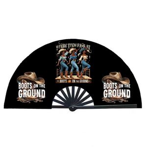 Abanico de Mano de Plástico Pintado Ecológico al por Mayor - Product Image 4