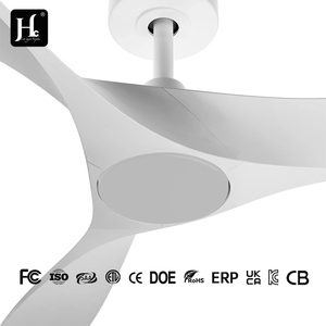 Ventilador de techo, decoración de bajo consumo energético, motor DC, aspas de ABS, ventilador de techo LED de alta velocidad con control remoto - Product Image 3