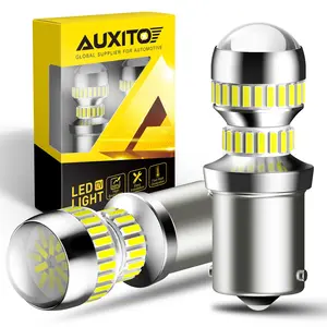 AUXITO 1156 LED Bulbs BA15S P21W 7506 LED Light Bulbs Replacement For Backup Reverse Light Bulb Tail Light 6000K White