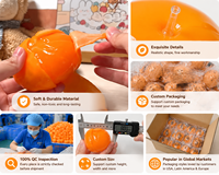 Nouveauté : Jouet à presser mini réaliste en forme de fruit, texture super douce et humide, pelable, pour enfants et adultes, unisexe