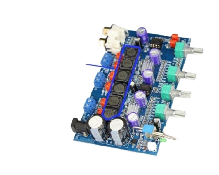 2,1 цифровой усилитель сабвуфер усилитель TPA3116D2 50 Вт + 50 Вт + 100W 12v 24v автомобиль