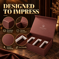 Boîte d'emballage cosmétique rigide de luxe personnalisable avec fermeture magnétique, en carton recyclable mat, gaufrage, logo personnalisé OEM/ODM