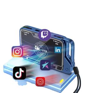 Convertitore di schede audio convertitore in diretta per Apple Android 2 in 1 adattatore di trasmissione Live di tipo C - Product Image 1