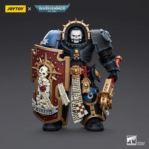 JOYTOY Dark Source <span class=keywords><strong>Warhammer</strong></span> <span class=keywords><strong>40K</strong></span> Ultramarines Chaplain Terminator Armour PVC 1:18 Figura <span class=keywords><strong>de</strong></span> Acción Soldado Modelo JT7080 12+ - Product Image 2