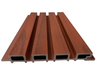 Revêtement extérieur de conception moderne pour conteneur d'expédition Maisons en bois Panneau mural intérieur WPC Matériau à noyau en ciment
