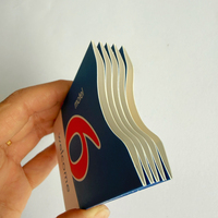 Porte-cartes de visite pour chambre d'hôtel, porte-clés, étui pour carte-cadeau personnalisé avec logo, en papier