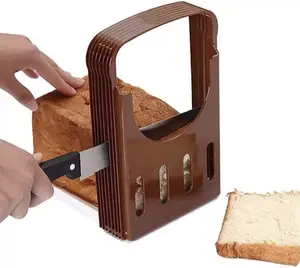 Kitchen Tool Manual Bread Cutter Loaf Toast Slicer