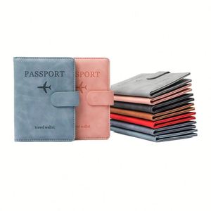 Funda Protectora para Pasaporte de PU Personalizada con Bajo MOQ, Color Personalizado, Impermeable, para Documentos de Viaje, Ideal para Regalos Empresariales - Product Image 1