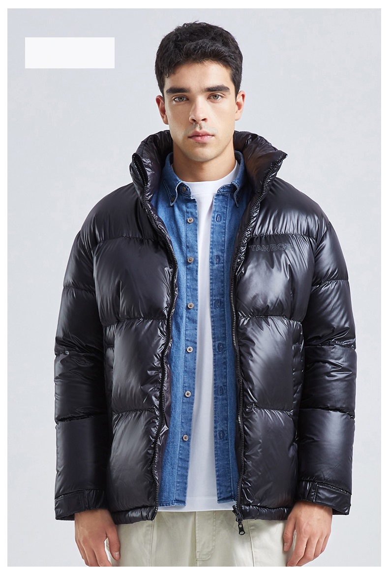 Áo khoác ngoài trời mùa đông dành cho nam Quần áo ngắn 2 mặt 100% Polyester 3