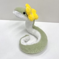 YD TOYS Boneka Ular Kecil Lucu Ramah Lingkungan Desain Khusus Dekorasi Ruang Tamu Sofa Hijau Isi Kapas PP