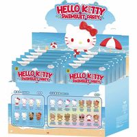 Caja Sorpresa 100% Original Kawaii de Verano, Traje de Baño, PVC, Linda Figura Mini de Anime, Coleccionable, Decoración de Escritorio, para Fans de Japón, Unisex