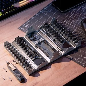 ชุดไขควงไฟฟ้าอเนกประสงค์ 180 ชิ้น พร้อมแบตเตอรี่ลิเธียมแบบชาร์จได้ รองรับ OEM ปรับแต่งได้ สำหรับงาน DIY และอุตสาหกรรม - Product Image 2