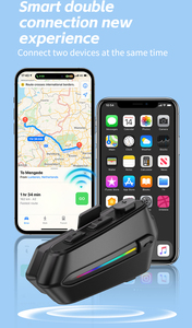 ชุดหูฟังติดหมวกกันน็อคมอเตอร์ไซค์ C5S กันน้ำระดับ IPX6 เชื่อมต่อบลูทูธ 5.3 รองรับการสลับภาษาสองภาษาเพื่อเปิดใช้งานผู้ช่วยเสียง - Product Image 3