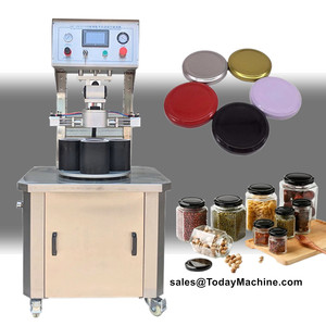 Machine de bouchage automatique pour bouteilles en verre avec couvercle métallique pour jus, sauce chili, sauce au bœuf - Product Image 5