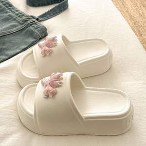 Sandalias de Plataforma con Punta Abierta y Lazo, de EVA Rosa, para Mujer, Cómodas y Fáciles de Poner, para el Verano - Product Image 2