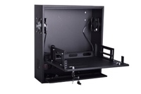 Boîte de sécurité en acier laminé à froid, robuste, 15 x 15 x 5 pouces, pour l'installation de DVR/NVR, boîte de rangement pour DVR, pour installation de PDU/boîtier de distribution