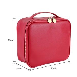 2026 Adjustable Dividers Portable Organizer Luxury Brush Cosmetic Bags <b>Cases</b> for Lady Sedex 4p Customized <b>Makeup</b> Train <b>Case</b> - Product Image 3
