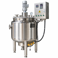 Cuve de mélange agitée en acier inoxydable avec chauffage électrique