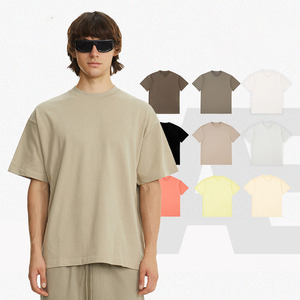 MT2626 T Shirt Manufacturer Custom Brushed Heavyweight 300 GSM 100% Cotton <b>TShirts</b> Premium T-Shirts for Men - Product Image 1