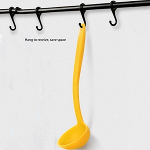 أواني مطبخ للاستخدام اليومي كينجويز مقبض طويل أرز ملعقة منزلية غير لاصقة ، ملعقة عميقة للطبخ - Product Image 6