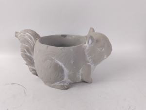 Réaliste intérieur/extérieur béton jardinières ciment Pots de fleurs maison jardin décoration Animal lapin lapin en forme de jardinières extérieures - Product Image 3