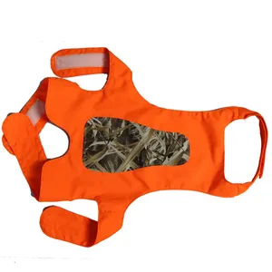 Köpek için turuncu uyarı avı giysileri yelek avcılık aksesuarları
