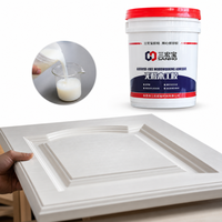 Adhésif à membrane en dispersion de polyuréthane résistant à la chaleur, à forte adhérence, séchage rapide, colle pour pressage sous vide pour MDF