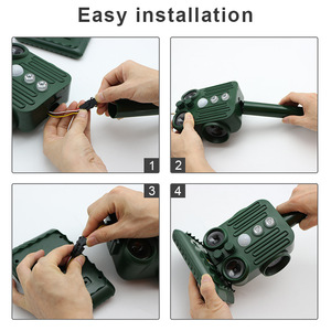 Repelente Ultrasónico Solar para Animales con Batería Recargable USB, Ahuyentador de Aves, Perros, Gatos, Jabalíes, Ratones y Serpientes - Product Image 2