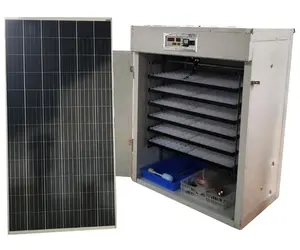 Automatische Solarpanel-Leistung Kapazität Industrielle Hühnereier Inkubator Eierbrut maschine