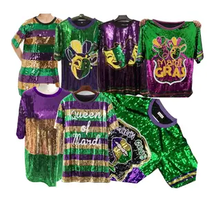 mardi gras sequin jacket apparel 2024 sequin dress