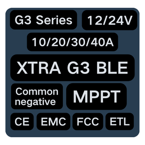 Controlador de Carga Solar Mppt <span class=keywords><strong>Epever</strong></span> <span class=keywords><strong>XTRA</strong></span>-N G3 Serie BLE de <span class=keywords><strong>30A</strong></span> con BLE para Uso Doméstico - Product Image 6