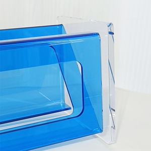 Trong suốt 5 mét Acrylic Hộp hiển thị cho xe đồ chơi mô hình hình chữ nhật hình dạng tùy chỉnh màu UV in ấn Sticker tổ chức - Product Image 2