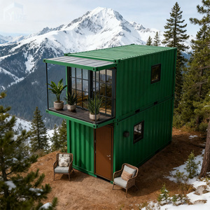 Tùy chỉnh hai tầng màu đen vận chuyển <span class=keywords><strong>container</strong></span> xây dựng cho phong cách khu dân cư hoặc phòng thu sử dụng - Product Image 1