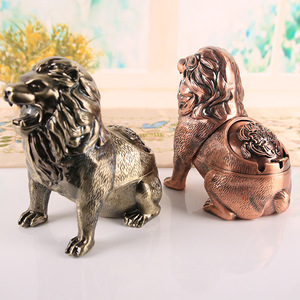Cendrier en métal et acier motif animal : pour la maison, le club, le cybercafé, l'hôtel, épaissi, commercial, tendance et personnalisable - Product Image 1