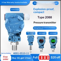 Transmetteur de pression à silicium diffusé 2088 avec affichage numérique pour applications hydrauliques et pneumatiques d'alimentation en eau à pression constante