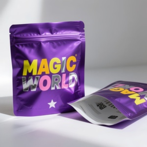 שקיות אריזת מזון צלול כבד להיות עמיד לכבל זיפלוק זיקסל עבור חטיפים כושר בדרכים שקוף - Product Image 2