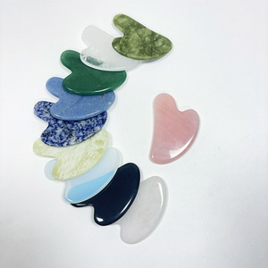 Masajeador Facial de Jade al por Mayor, Productos de Masaje, Herramienta Gua Sha, Rodillo Facial - Product Image 2