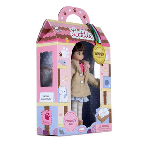 Impresión personalizada Flip Top ventana <span class=keywords><strong>Barbie</strong></span> barata muñeca de papel de embalaje de cajas de papel de embalaje - Product Image 4