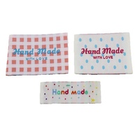 Étiquette de lavage personnalisée avec logo, impression flexographique pour accessoires de jouets, matelas, vêtements, sous-vêtements, étiquette tissée