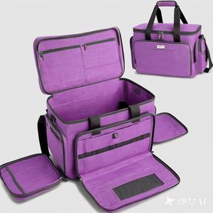 BSCI Factory <b>Sewing</b> Machine <b>Case</b> with Removable Padding Pad Overlock <b>Sewing</b> Machine Carrying Tote Bag - Product Image 1