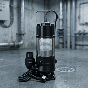 Pompe à eaux usées submersible électrique haute pression SS SAMSON de haute qualité pour l'industrie automobile, modèle V450 - Product Image 1