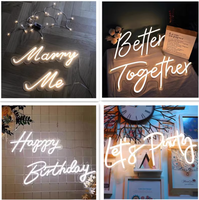 Whosale flex just relax acrylique 12v enseigne au néon dessus de table mr et mme enseigne au néon miss to mrs wed enseigne au néon led
