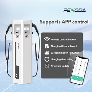 Oem Odm Hoog Vermogen 22kw 11kw 7kw Dubbel Pistool Ev Oplader Nieuwe Vloer Gemonteerd Snellaadstation Ocpp1.6 Wifi Ccs Type2 Ev - Product Image 6